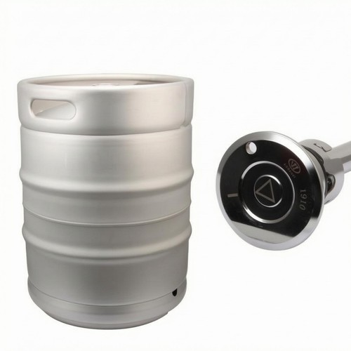 50l beer keg silver - 50l, stainless