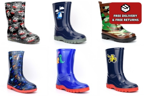 Infant boys wellington boots - boys,