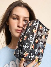 New Paul Frank JULIUS Monkey COSMETIC Bag Make Up SKURVY SKULL Caddy Makeup