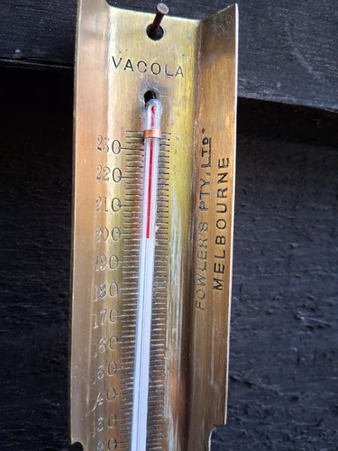 Vintage brass fowlers vacola - brass,