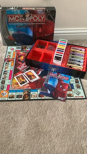 Spiderman monopoly 2006 - monopoly, marvel