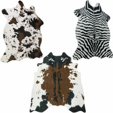 Artificial Cow Hide Zebra Rug