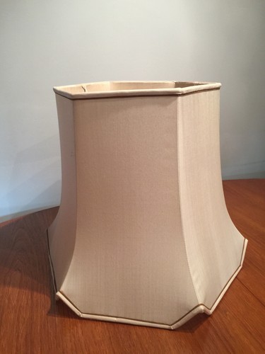 Large beige pagoda silk - beige, lamp