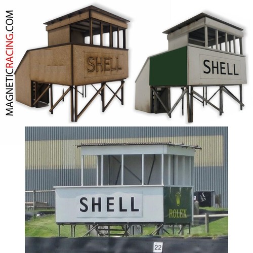 Scalextric slot car buildings - scalextric,
