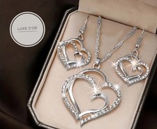 Women's Jewellery  Earrings Necklace Set  Women's Gift Christmas NEW  