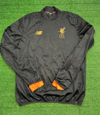 Liverpool FC New Balance Black Thin Waterproof Jumper Adult Medium Football Kit