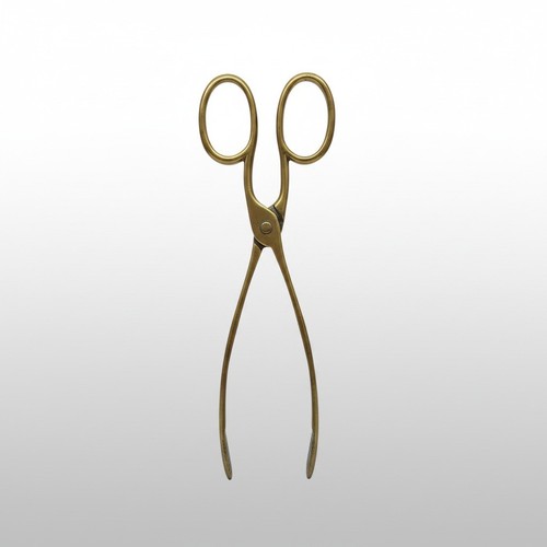 Vintage brass sugar tongs - brass,