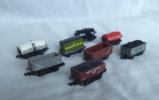 N Gauge Mixed  Wagons Job Lot  X8