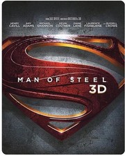 Man Of Steel 2013 3D BR Limited Edition Steelbook Blu-ray Bluray Movie Film