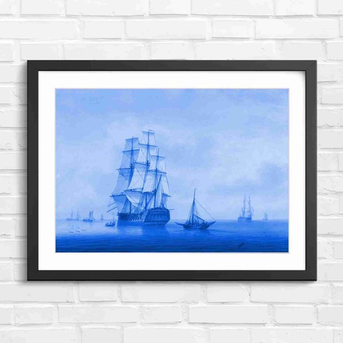Grand vintage sailing ship - grand,