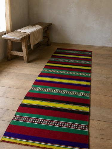 Vintage textile rug - vintage,