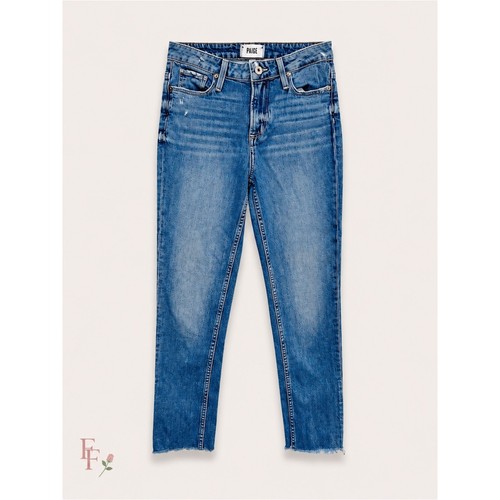 Paige hoxton slim raw hem - raw,