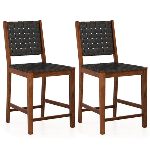 Woven bar stools set with - woven,