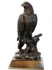 Big eagle on a pedestal for