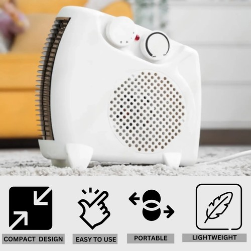 Dual fan heater - 1, 2kw