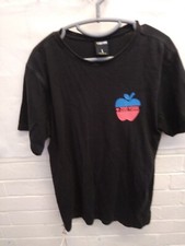 ZOO YORK Big Apple large logo mens t-shirt Black cotton size large
