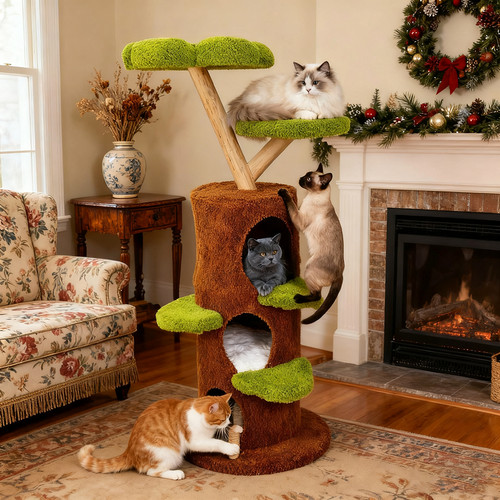 Large cat tree - cat, centre