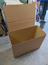 5 large cardboard boxes for
