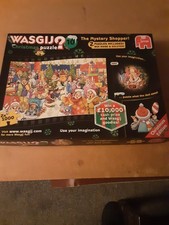 Wasgij Christmas No10 Mystery shopper Complete good condition 2x1000