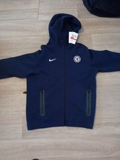 Chelsea Nike Tech Fleece Full-Zip Hoodie - Navy  Large