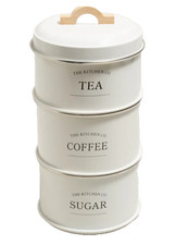 Vintage Stackable Canisters