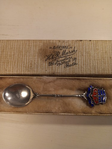 1924 sterling silver enamel - 1924, &