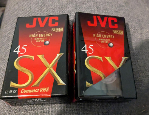 Vhsc tapes new jvc - new,