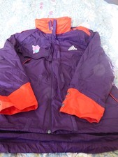 Adidas London 2012 Olympics Purple Raincoat Jacket GAMES MAKER Size L  (b)