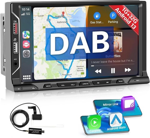 Hikity car radio dab - radio, double