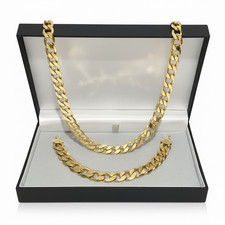 Mens 9ct gold - 9ct, curb
