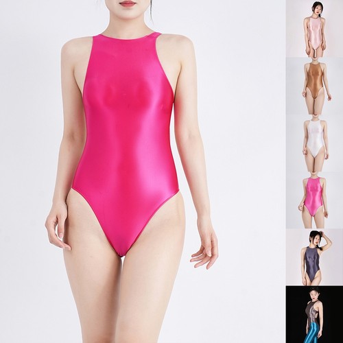 Sleek shiny women swimsuit - shiny,