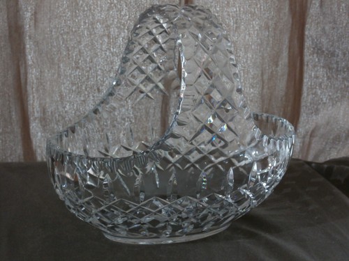 Vintage cut crystal 5 - cut, 7.5"