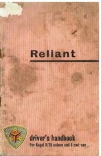 RELIANT REGAL 3/25 SALOON &