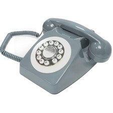 Vintage Rotary Telephone Home Landline House Phone Works Gift Idea for Christmas