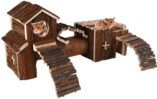 Wooden pet hamster playground - pet,