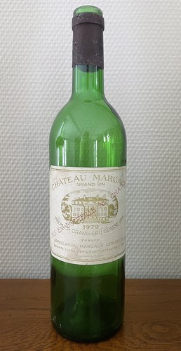 Empty bottle château margaux - empty,