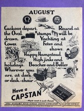 Capstan Cigarettes Advert