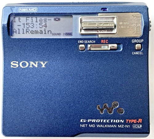 Sony net md minidisc - mz-n1,