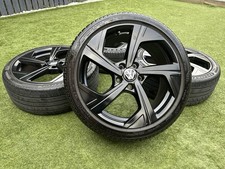 4 X Genuine Volkswagen VW Golf R 18” Jerez Alloy Wheels And Tyres 5H0601025Q TSI