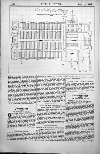 Old plan church peters - old, st