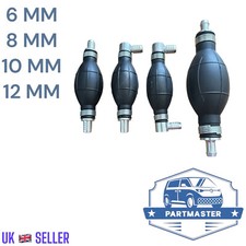 FUEL PRIMER BULB HAND PUMP 6-8-10-12-15 MM  DIESEL PRIMING TOOL FOR ALL VANS CAR