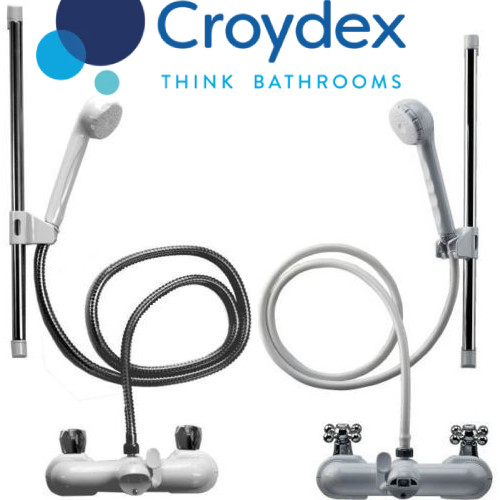 Croydex bath shower - shower, mixer