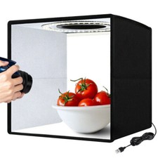 PULUZ 16" Photography Light Tent - Portable LED Studio Box with 45x45cm Base