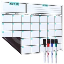 Magnetic Dry Erase Calendar -