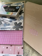 NEW and USED  Mixed Coloured / Patterned Cards Sheets For Craft/Card Making.