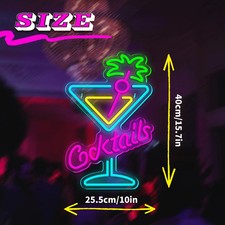 Cocktails Neon Sign Cocktail