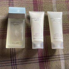 Dolce & Gabbana Light Blue 100ml EDT Spray & 100ml Body Cream Gift Set