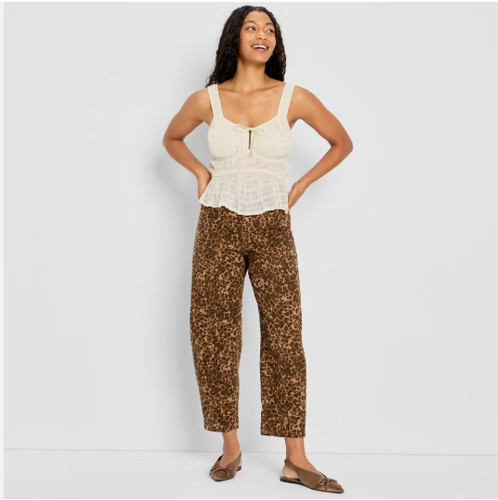 Mid rise barrel - mid-rise, leg