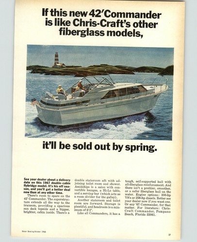 1966 paper chris craft - paper,
