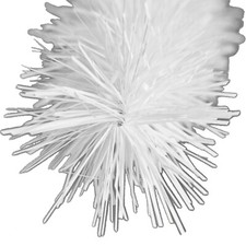 Shiny White Tinsel Garland